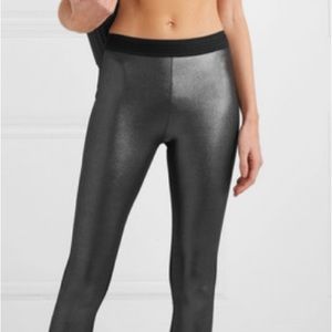 NO KA’OI Mahina kala leggings metallic black stretch size 03 Large NWOT